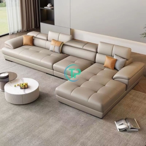 Sofa Da Phòng Khách Hiện Đại TPN743