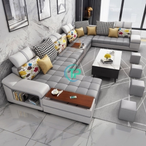 Sofa Góc Chữ U Hiện Đại TPN495