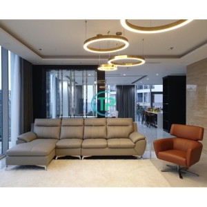 Sofa Góc Da Công Nghiệp Cao cấp TP508