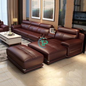 Sofa Góc L Da Công Nghiệp Cao Cấp TP79