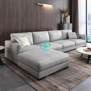 Sofa Góc Vải Màu Xanh Đẹp TP183