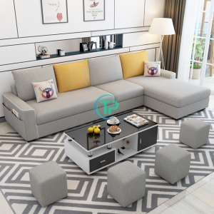 Sofa Góc Vải Nhập Khẩu Hiện Đại TPN703