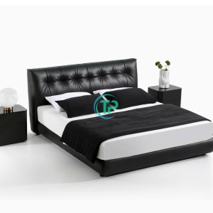 Giường Ngủ Bọc Da Nhấn Tựa Đầu TPGD-024